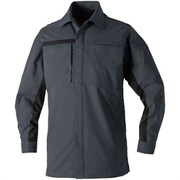 長袖シャツ チャコールグレー 8L 9528-02-23-8L
