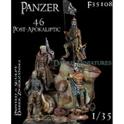 DMF35108 1/35 Panzer 46 Post-Apokaliptic 終末戦争後の世界 フィギュアセット（4体＋ベース） [組立式プラスチックモデル]