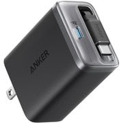 Anker Nano Charger（35W, Built-In 巻取り式 USB-Cケーブル）ブラック A2658N11