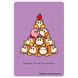 ENS-10 キャラクタースリーブミニ 星のカービィ カービィ play with ワドルディ ちからをあわせて