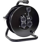 コードリール 100V 防雨防塵型 アースなし ナイスリール 30m NGW30-BK