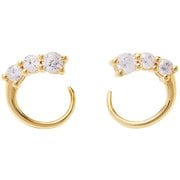 Honesty Twist Gold ランニング アクセサリ ピアス CZ-TW-YG