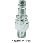 スナップ・チェック/358 ワンタッチ検圧ニップル バルブ付き G1/8 オネジ 10-358-6251