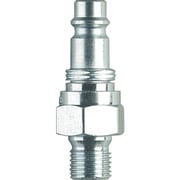 スナップ・チェック/358 ワンタッチ検圧ニップル バルブ付き NPT1/4 オネジ 10-358-6452