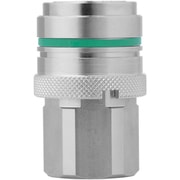 ノン・ドリップカップリング(ソケット)呼径9mm ステンレス製 バルブ付 G1/2"メネジ FPM 10-577-1210