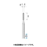 電着ダイヤモンドバー 円筒先丸型 Φ1.6×8×軸Φ2.34 ＃130 11262