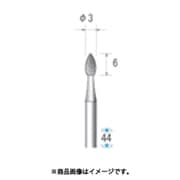 電着ダイヤモンドバー 雫型 Φ3×6×軸Φ3 ＃140 12352