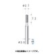ダイヤモンドバー 円筒型 Φ2.7×7.2×軸Φ3 ＃100 12375