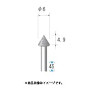 電着ダイヤモンドバー テーパー型 Φ6×5.3×軸Φ3 #130 60° 12415