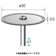 電着ダイヤモンドディスク Φ30×0.5×軸Φ3 ＃200 14082