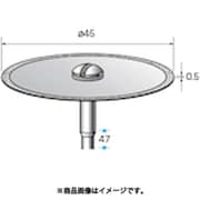 電着ダイヤモンドディスク Φ45×0.5×軸Φ3 ＃200 14084