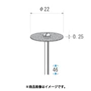 電着ダイヤモンドディスク Φ22×0.3×軸Φ3 ＃130 14313