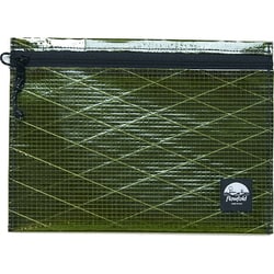 Recycled Sailcloth Voyager Zipper Pouch Large ポーチ OLIVE SAILCLOTH fflrtp038-JP