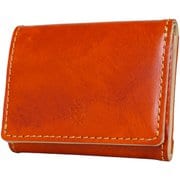 三つ折り財布 姫路レザー オレンジ BS-9117