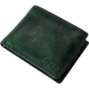 二つ折り財布 グリーン ELA-9031