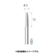 超硬カッター 砲弾型 シングルカット Φ3×12.7×軸Φ3 24282