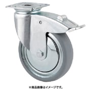 プレート式キャスター"AGILA"(タイヤ痕レスタイプ)Φ125 自在式(トータルロック付) 2477DIK125P50