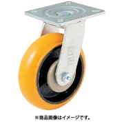 24番キャスター 自在車 ハイパーウレタン車輪付 Φ150mm 24YU-150