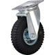 重荷重用キャスター ニューマチック車輪・旋回金具付 Φ253 3.00-4WJ