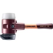 シンプレックスハンマー ゴム複合材（黒）とスーパープラスティック（白）頭径80mm 3027.282