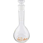 短型メスフラスコ白500ml ONE 1-8566-05