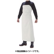 1902 ジャスト胸付前掛 白 M 1902-1-M