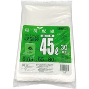 ポリエチレン収集袋J5453T 45L（30枚入） 1-9907-06