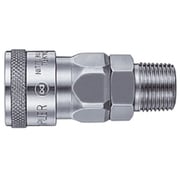 鋼鉄製ハイカプラ ふっ素ゴムFKM（めねじ取付用ソケット）相手側Rc1/4 耐圧力2.0Mpa（04002） 20SM