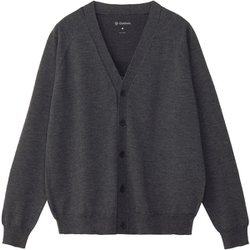 リオプティマムウールラウンジカーディガン ユニセックス カーディガン ミックスチャコール（XC） サイズ3 GC45307