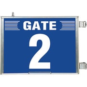 突出し式ゲート標識 GATE2セット 305-82