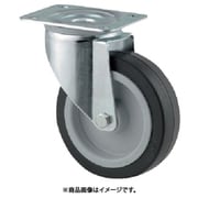 プレート式キャスター"ALPHA"(ゴム車)Φ200 自在式 3470UER200P63