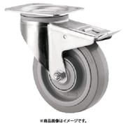 プレート式キャスター"ALPHA"(タイヤ痕レスタイプ)Φ125 自在式(トータルロック付) 3477UFR125P62