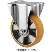 プレート式キャスター"ALPHA"（ウレタン車）Φ100 固定式 3478ITP100P62