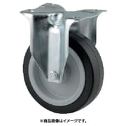 プレート式キャスター"ALPHA"(ゴム車)Φ100 固定式 3478UER100P62