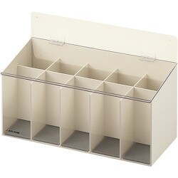 メガネラックゴーグル用10室 マグネット 3-635-04