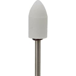 軸付砥石 10本入 砲弾型 Φ10×20×軸Φ3 WA ＃120 42534