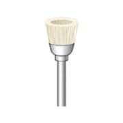 毛ブラシ ソフト 山羊毛 10本入 カップ型 Φ13×8×軸Φ3 50285