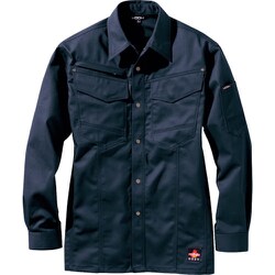 難燃シャツ 3L ネイビー 4207-3L-1