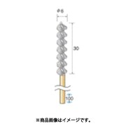 研磨砥粒入りナイロンブラシ Φ6×30×軸Φ3 ＃600 51586