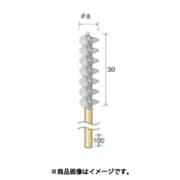 研磨砥粒入りナイロンブラシ Φ8×30×軸Φ3 ＃600 51587