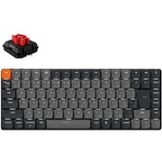 Keychron K3 Version 3 QMK ワイヤレスカスタム・メカニカルキーボード WHITE LED JIS配列 / Keychron Milk POMロープロファイルメカニカルスイッチ赤軸 K3X-A1Z-JIS