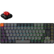 Keychron K3 Version 3 QMK ワイヤレスカスタム・メカニカルキーボード RGBバックライト JIS配列 / Keychron Milk POMロープロファイルメカニカルスイッチ(ホットスワップ)赤軸 K3X-H1Z-JIS