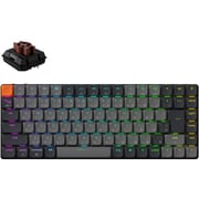 Keychron K3 Version 3 QMK ワイヤレスカスタム・メカニカルキーボード RGBバックライト JIS配列 / Keychron Milk POMロープロファイルメカニカルスイッチ(ホットスワップ)茶軸 K3X-H3Z-JIS