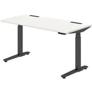Swift Lite(スイフトライト) 天板:ホワイト/脚:ブラック【スムースフォルムエッジタイプ インジケーター有 140×70cm】※お客様組み立て品/受注生産品 3S2ELH MY11