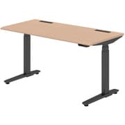 Swift Lite(スイフトライト) 天板:ネオウッドライト/脚:ブラック【スムースフォルムエッジタイプ インジケーター有 140×70cm】※お客様組み立て品/受注生産品 3S2ELH MY12