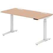 Swift Lite(スイフトライト) 天板:ネオウッドライト/脚:ホワイト【スムースフォルムエッジタイプ インジケーター有 140×70cm】※お客様組み立て品/受注生産品 3S2ELH MY32