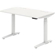Swift Lite(スイフトライト) 天板:ホワイト/脚:ホワイト【スムースフォルムエッジタイプ インジケーター有 120×70cm】※お客様組み立て品/受注生産品 3S2ELJ MY31
