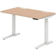 Swift Lite(スイフトライト) 天板:ネオウッドライト/脚:ホワイト【スムースフォルムエッジタイプ インジケーター有 120×70cm】※お客様組み立て品/受注生産品 3S2ELJ MY32