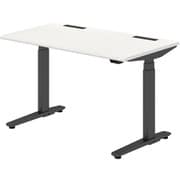 Swift Lite（スイフトライト） 天板：ホワイト/脚：ブラック【スムースフォルムエッジタイプ インジケーター無 120×70cm】※お客様組み立て品/受注生産品 3S2EVJ MY11