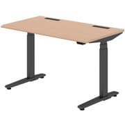 Swift Lite（スイフトライト） 天板：ネオウッドライト/脚：ブラック【スムースフォルムエッジタイプ インジケーター無 120×70cm】※お客様組み立て品/受注生産品 3S2EVJ MY12